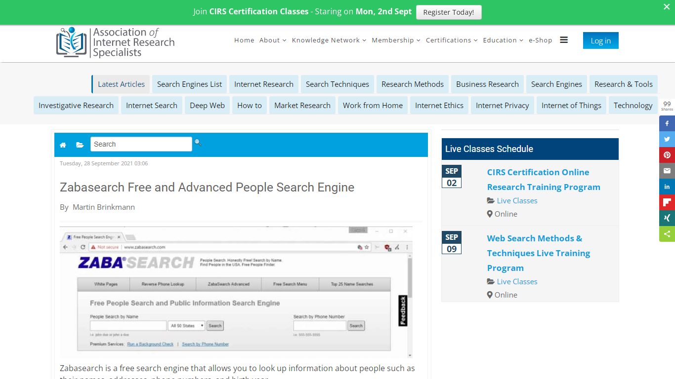 Zabasearch Free and Advanced People Search Engine | AOFIRS