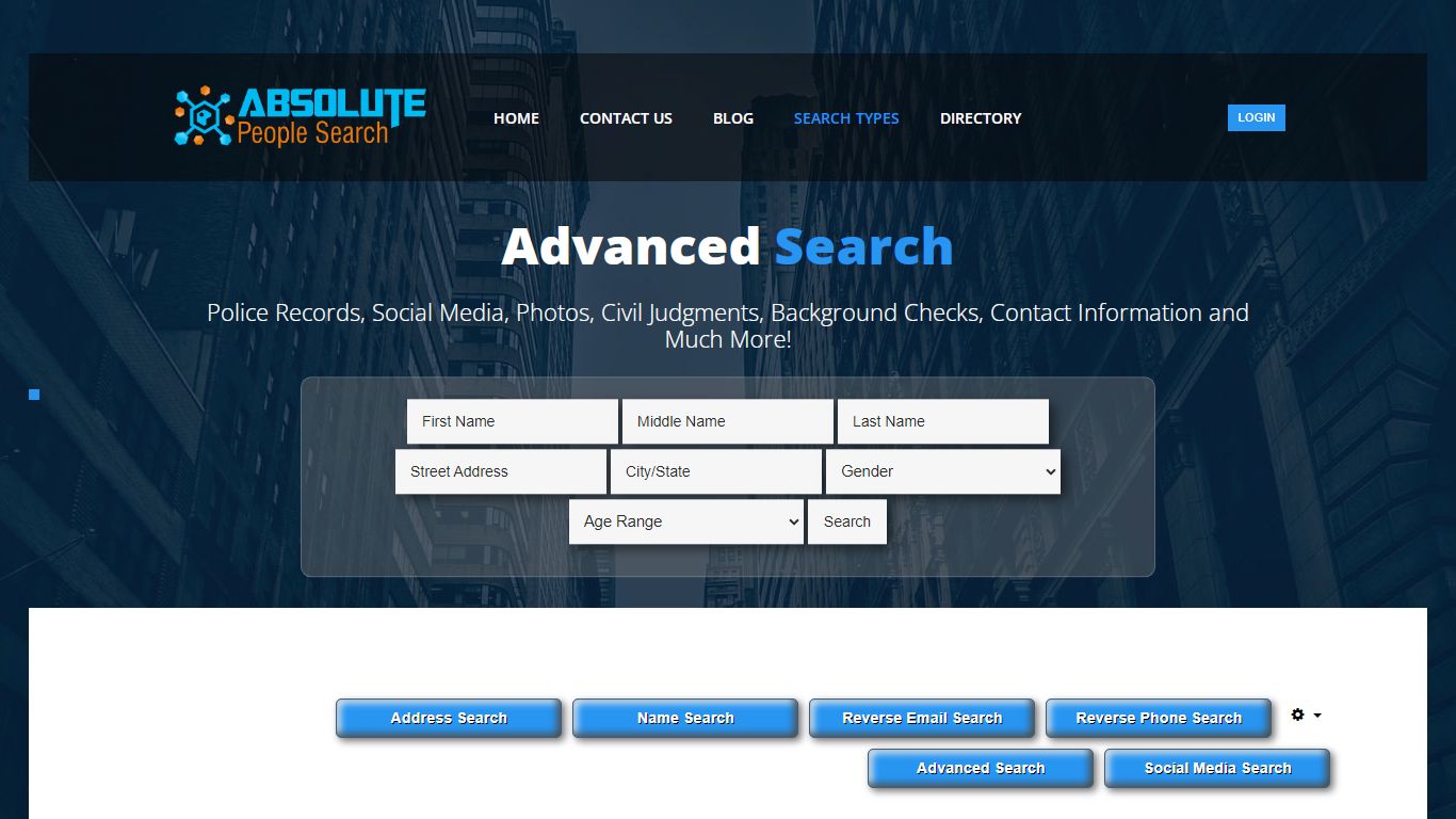 Advanced Search - Absolute People Search