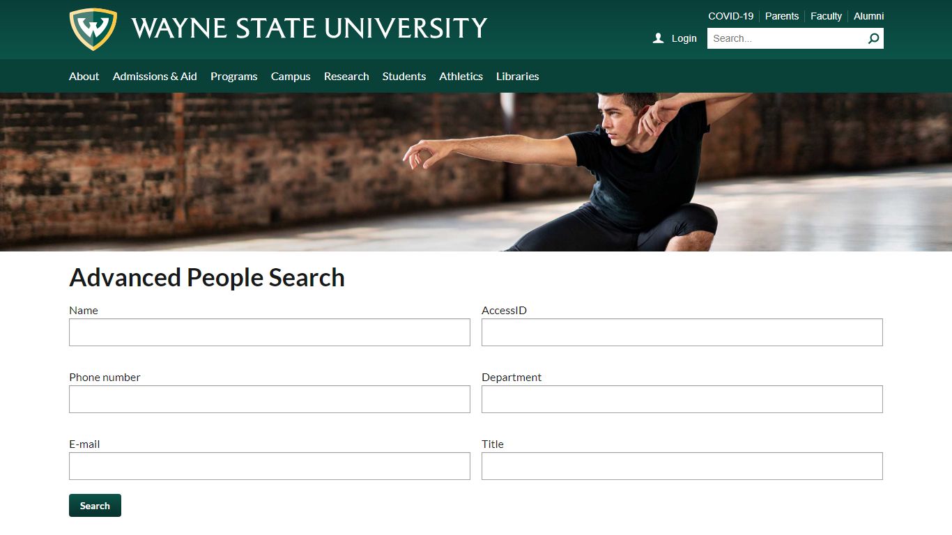 Advanced People Search - Wayne State University